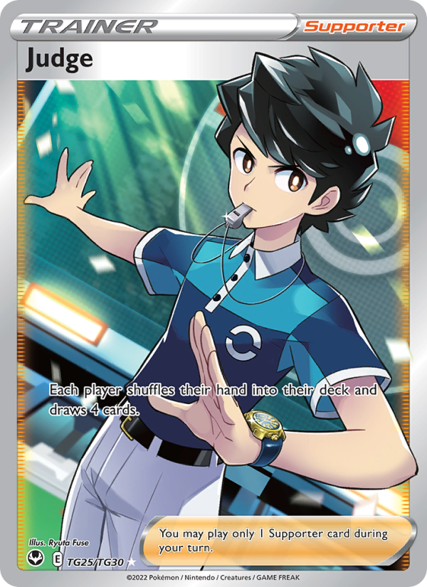 Judge (TG25/195) Holographic card image
