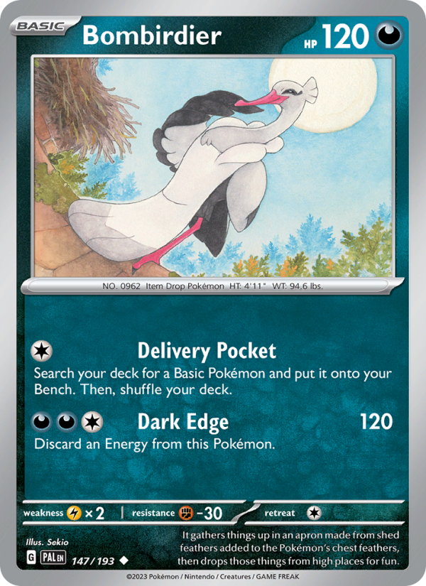 Bombirdier (147/193) Reverse Holo card image