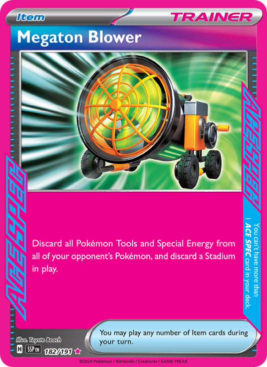 Megaton Blower (182/191) Holographic card image