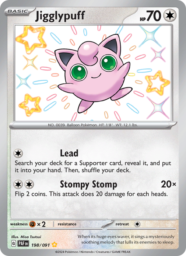 Jigglypuff (198/91) Holographic card image