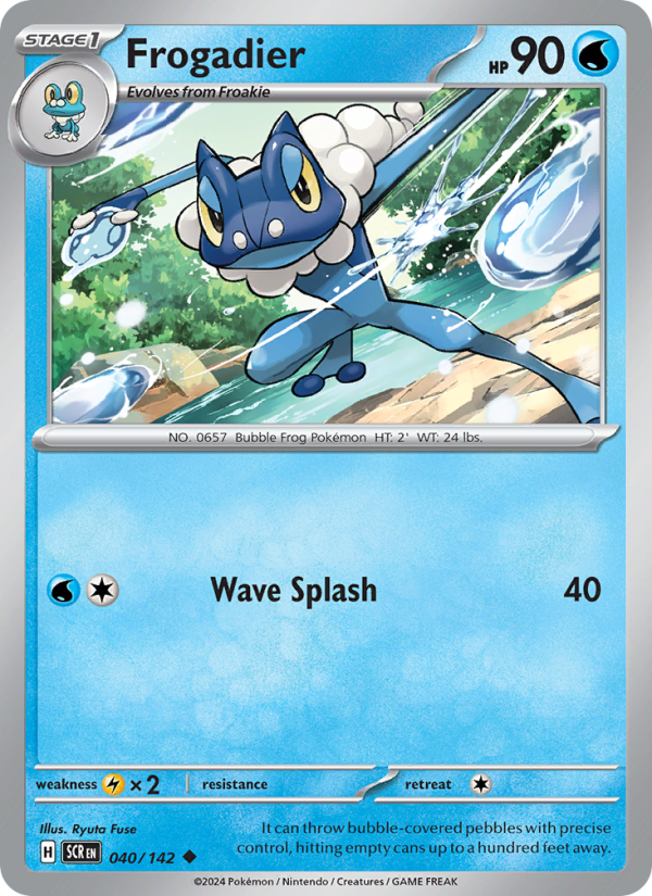 Frogadier (040/142) Reverse Holo card image
