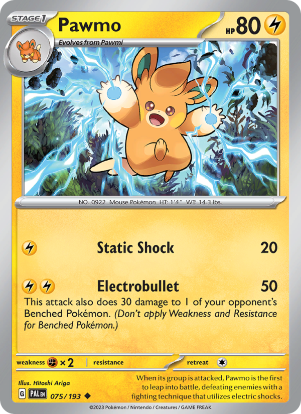 Pawmo (075/193) Reverse Holo card image