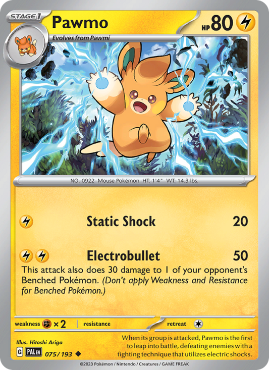 Pawmo (075/193) Reverse Holo card image