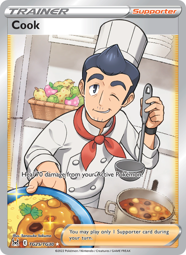 Cook (TG25/196) Holographic card image