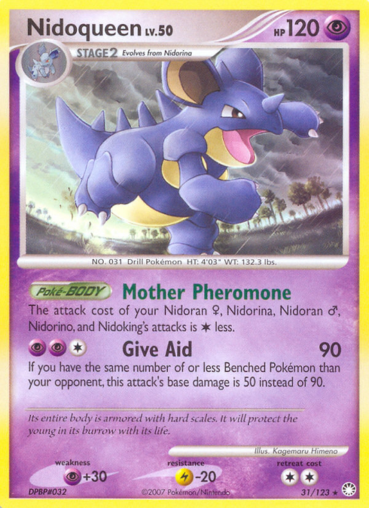 Nidoqueen (031/122) Reverse Holo card image