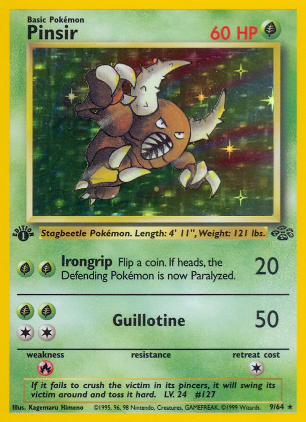 Pinsir (009/64) Reverse Holo card image