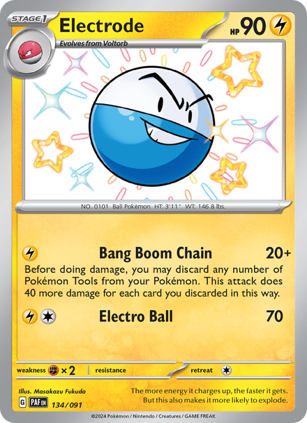 Electrode (134/91) Holographic card image