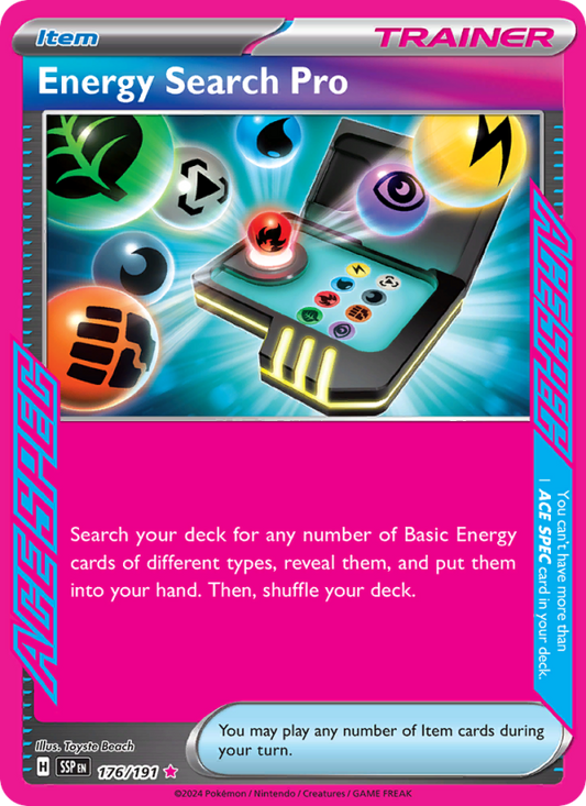Energy Search Pro (176/191) Holographic card image