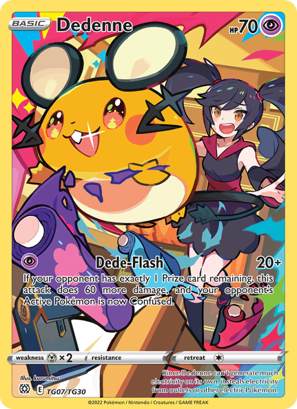 Dedenne (TG07/172) Holographic card image