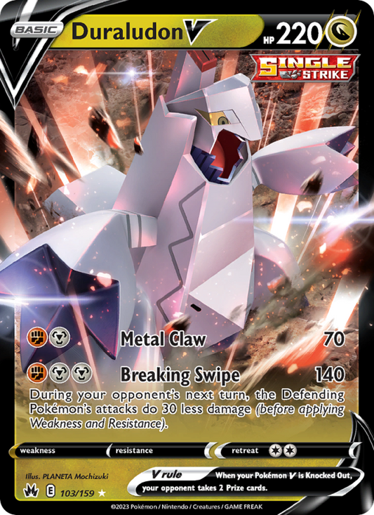 Duraludon V (103/159) Holographic card image