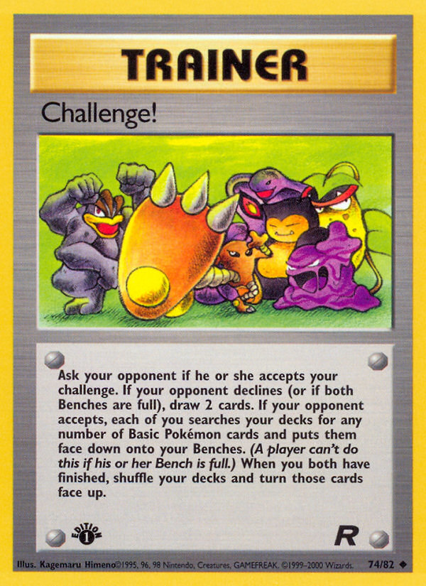 Challenge! (074/82) Reverse Holo card image