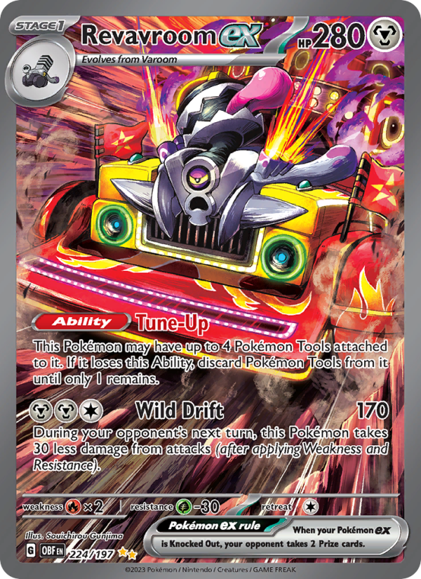 Revavroom ex (224/197) Holographic card image