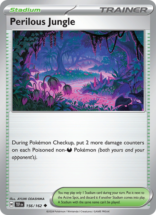 Perilous Jungle (156/162) Reverse Holo card image