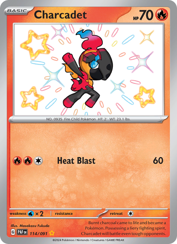 Charcadet (114/91) Holographic card image