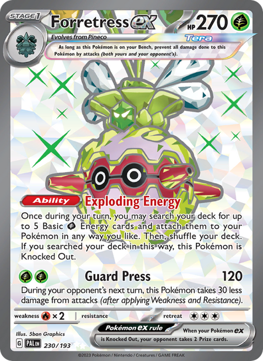Forretress ex (230/193) Holographic card image