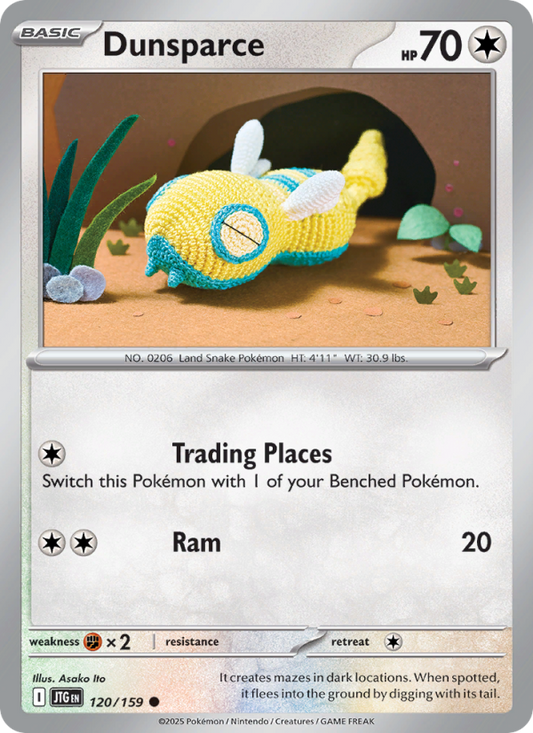 Dunsparce (120/159) Reverse Holo card image