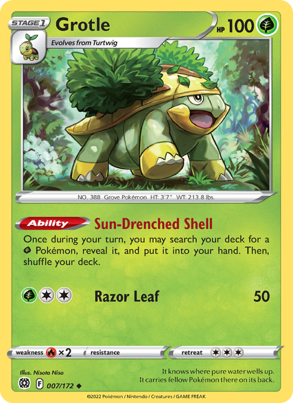 Grotle (007/172) Reverse Holo card image