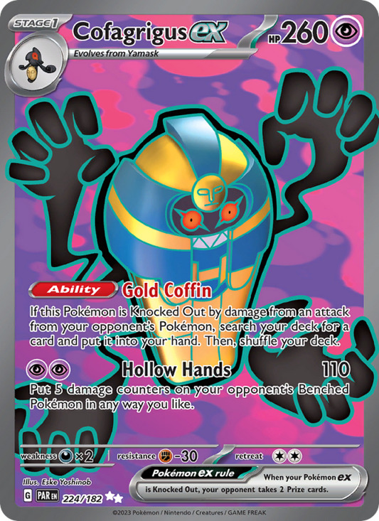 Cofagrigus ex (224/182) Holographic card image