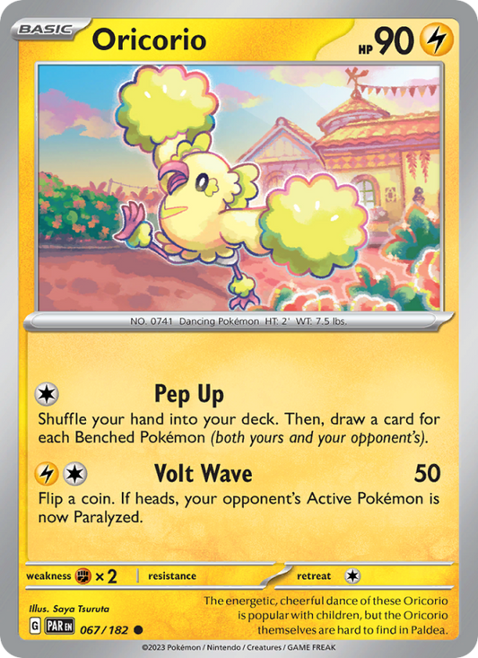 Oricorio (067/182) Reverse Holo card image
