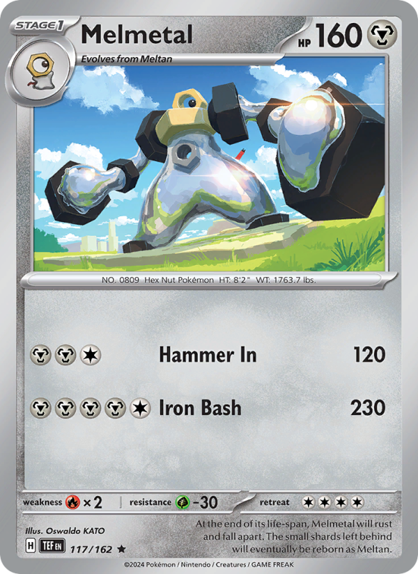Melmetal (117/162) Reverse Holo card image