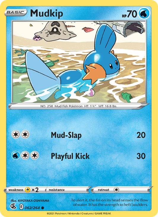 Mudkip (062/264) Reverse Holo card image