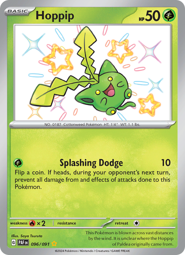 Hoppip (096/91) Holographic card image