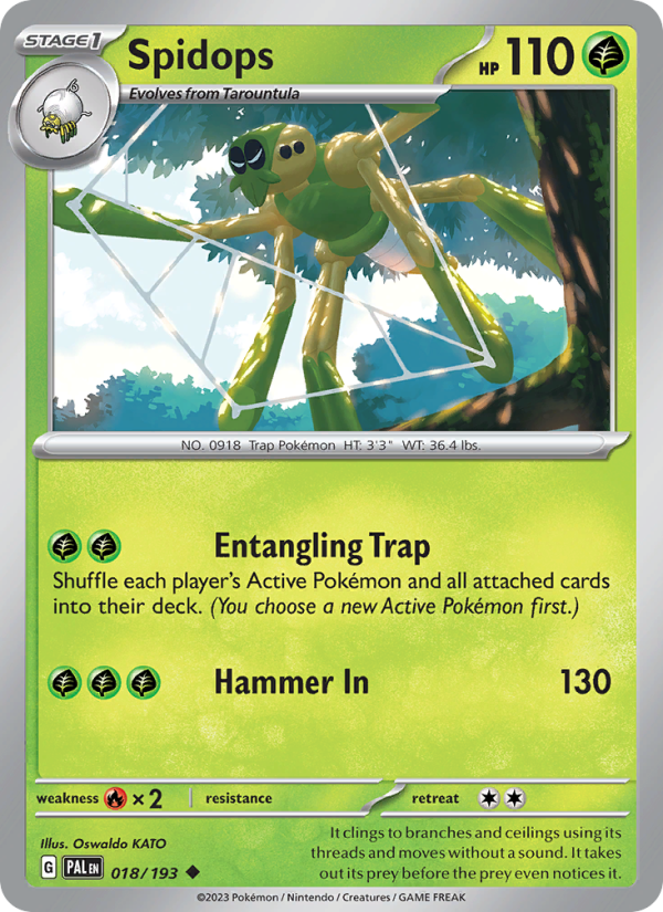 Spidops (018/193) Reverse Holo card image