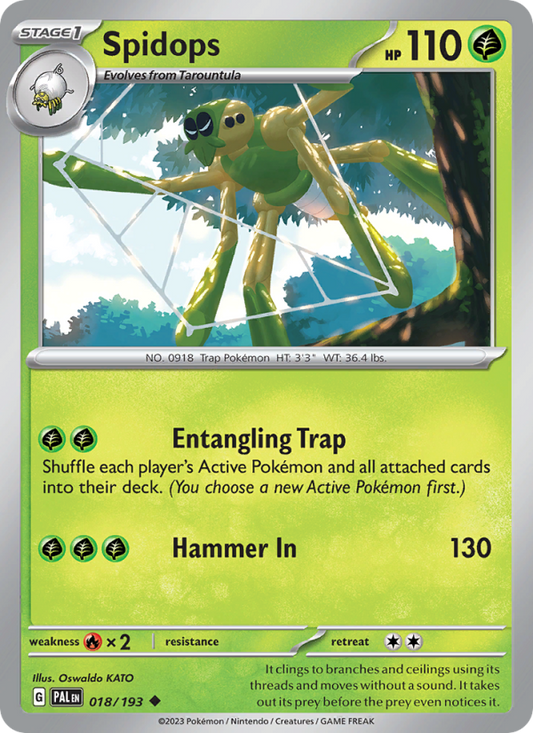 Spidops (018/193) Reverse Holo card image
