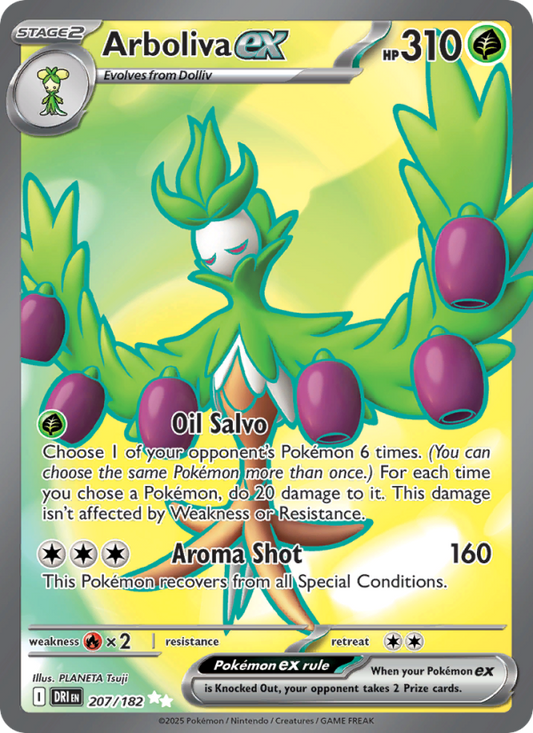 Arboliva ex (207/182) Reverse Holo card image