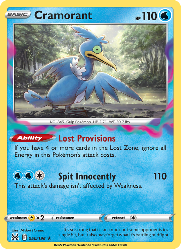 Cramorant (050/196) Reverse Holo card image