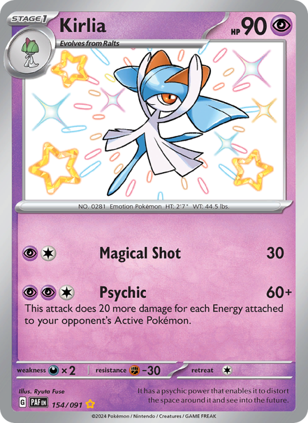 Kirlia (154/91) Holographic card image