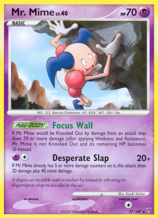Mr. Mime (037/147) Reverse Holo card image
