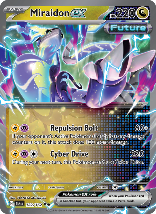 Miraidon ex (122/162) Holographic card image