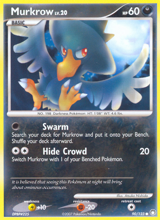 Murkrow (090/122) Reverse Holo card image