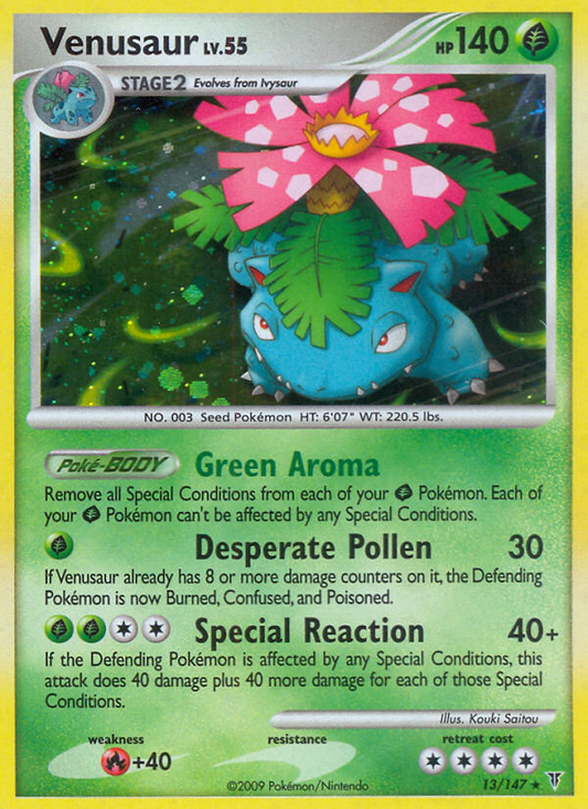 Venusaur (013/147) Reverse Holo card image
