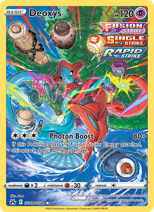 Deoxys (GG12/159) Holographic card image
