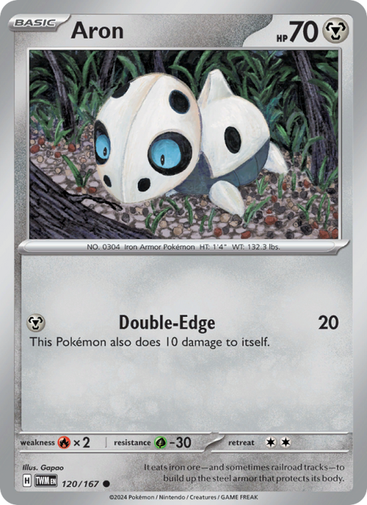 Aron (120/167) Reverse Holo card image