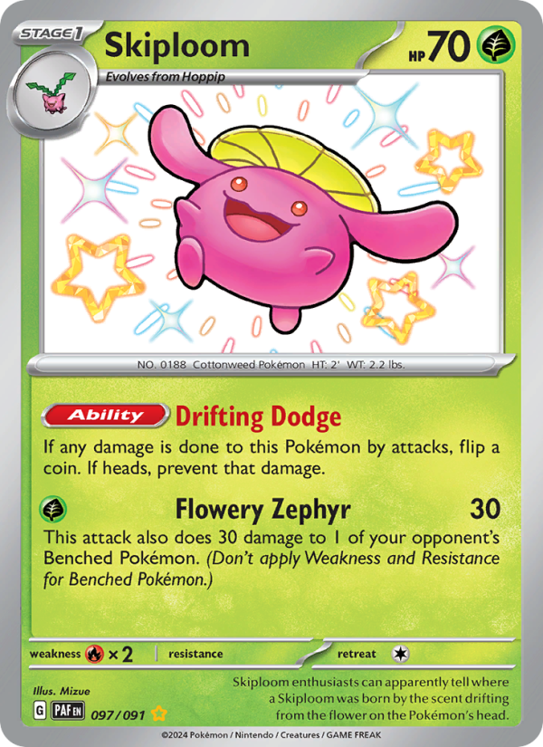 Skiploom (097/91) Holographic card image