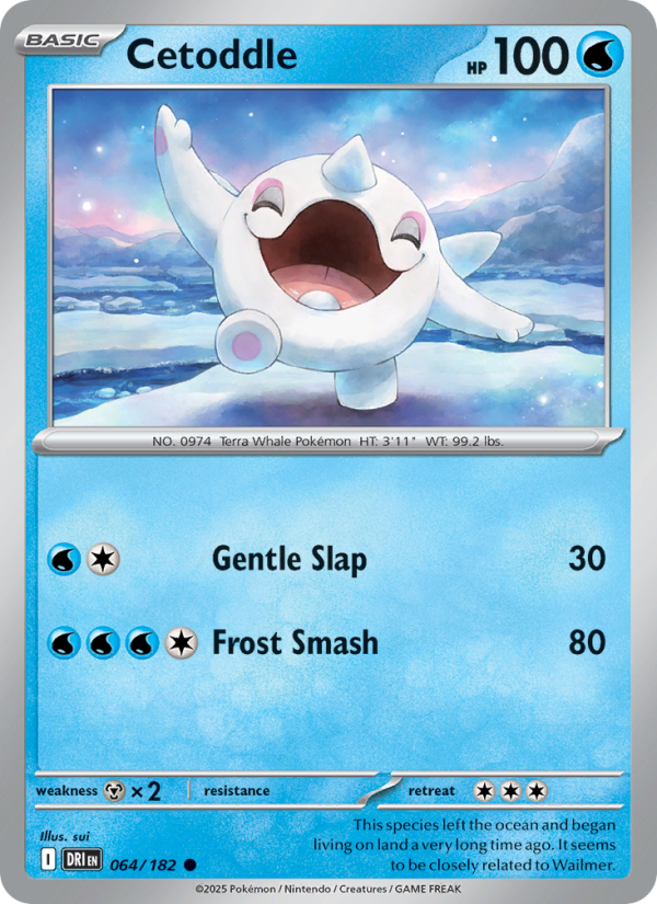 Cetoddle (064/182) Reverse Holo card image