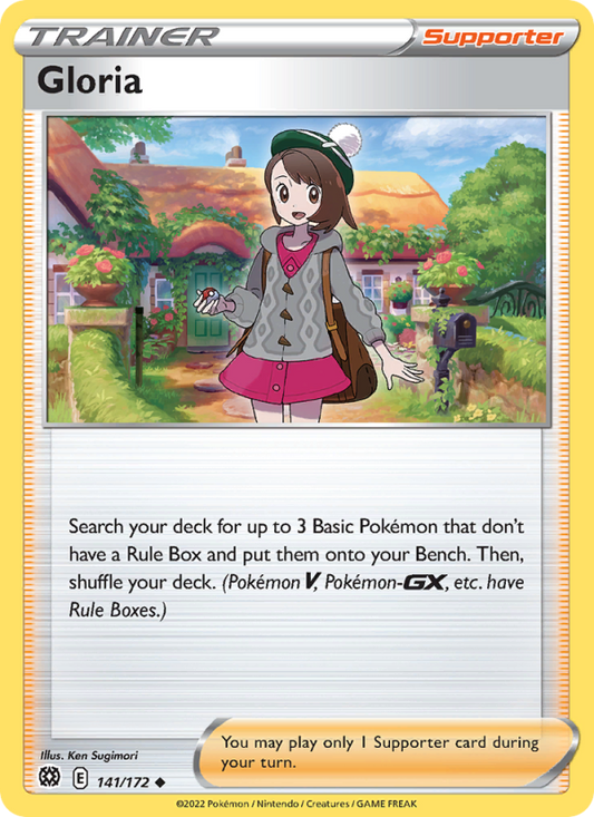Gloria (141/172) Reverse Holo card image