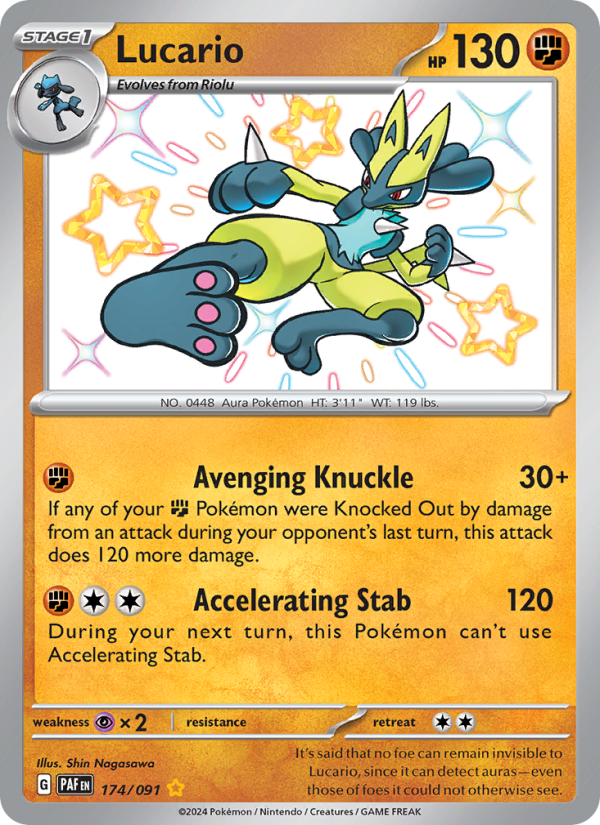 Lucario (174/91) Holographic card image