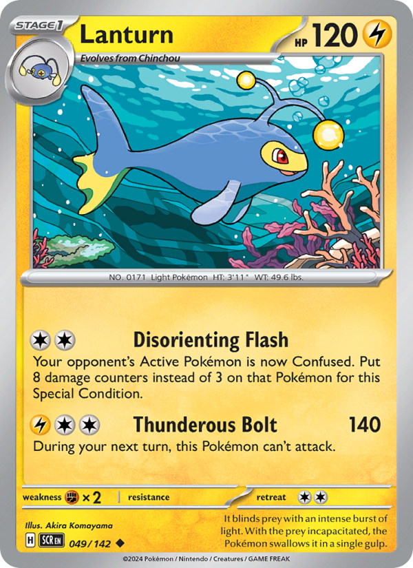 Lanturn (049/142) Reverse Holo card image