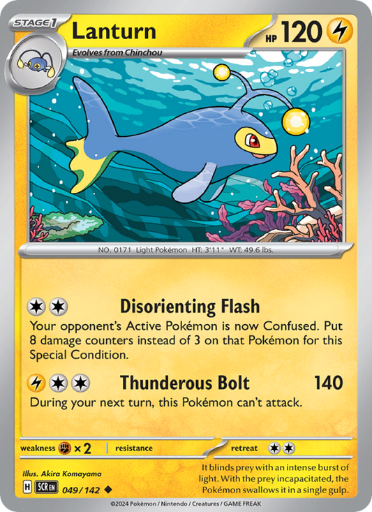 Lanturn (049/142) Reverse Holo card image