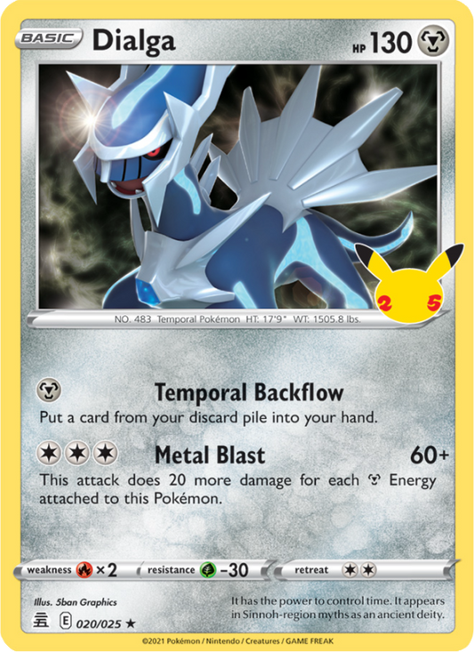 Dialga (020/25) Holographic card image