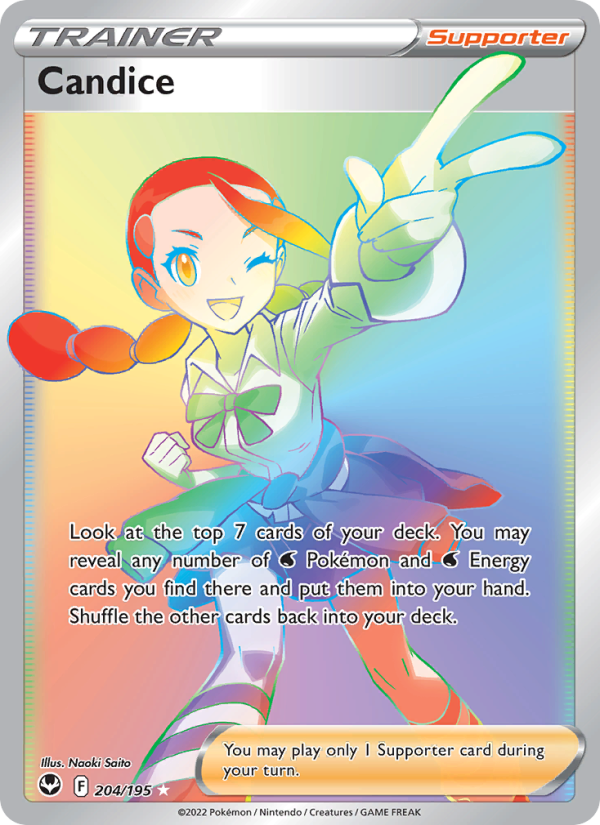 Candice (204/195) Holographic card image