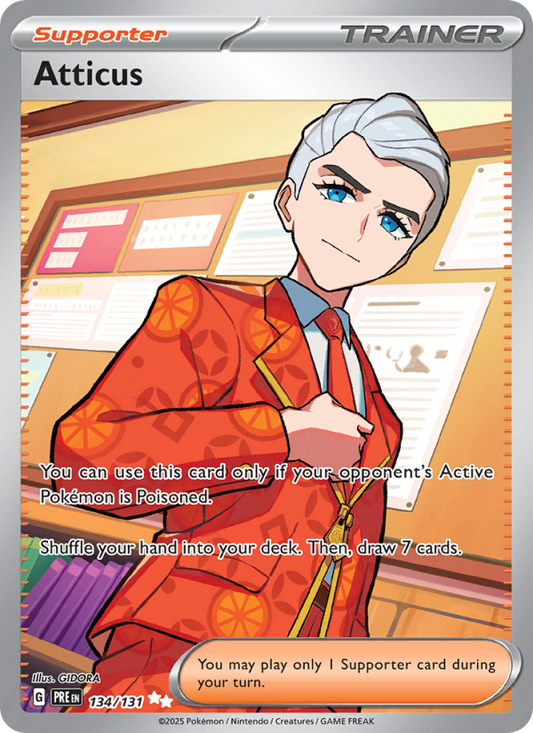 Atticus (134/131) Reverse Holo card image