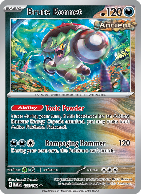 Brute Bonnet (123/182) Holographic card image