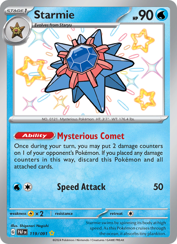 Starmie (119/91) Holographic card image