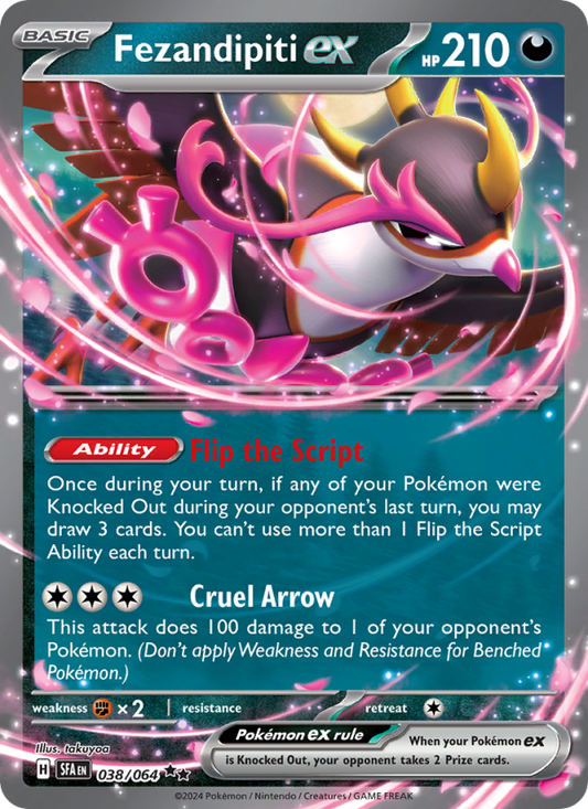 Fezandipiti ex (038/64) Holographic card image