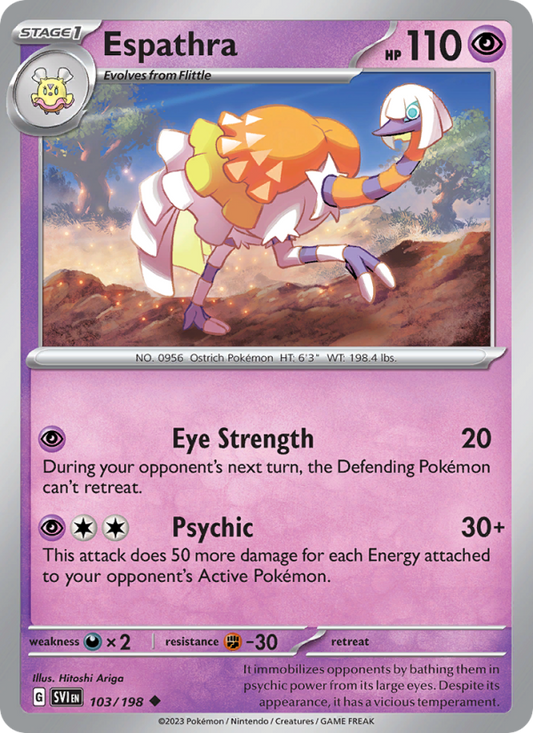Espathra (103/198) Reverse Holo card image